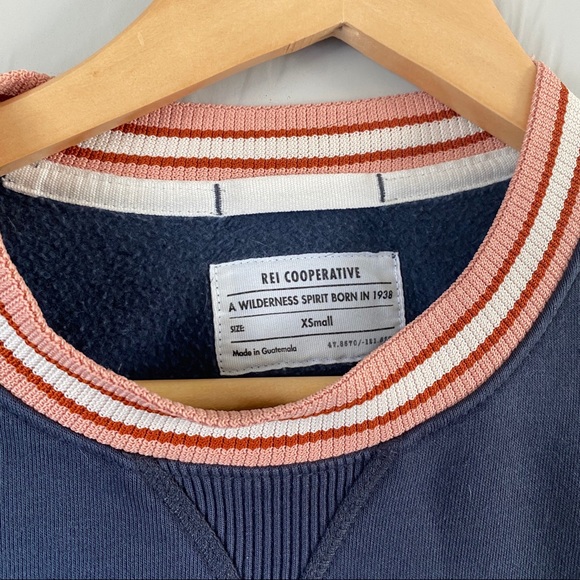 REI Tree & Mountain Embroidered Crewneck Pullover - Picture 3 of 4